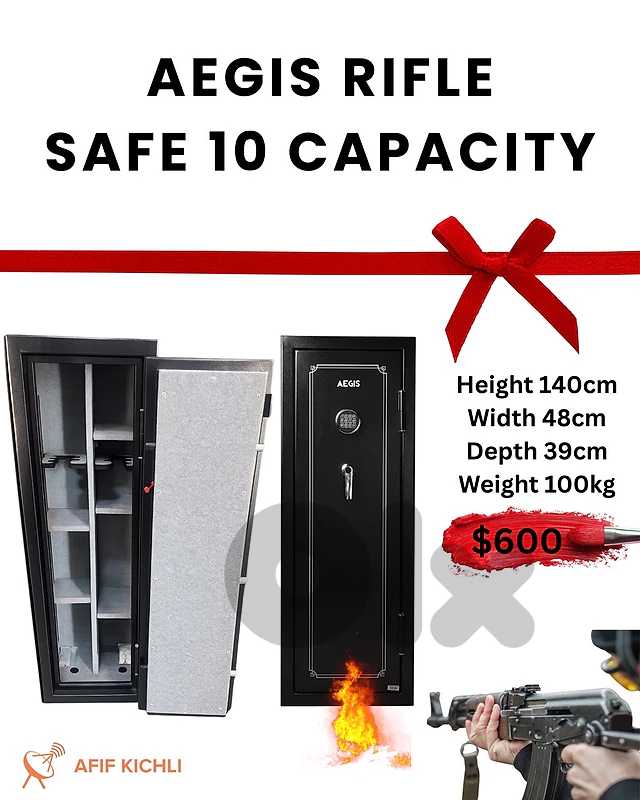 Aegis Gun Safe Box 10-18-22 Capacity