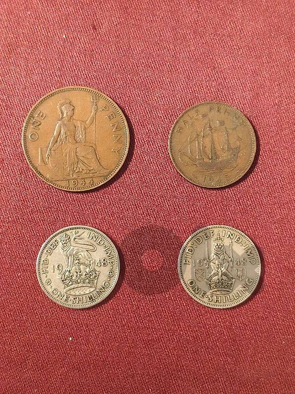 Beautiful British King George VI setطقم الملك جورج السادس البريطاني