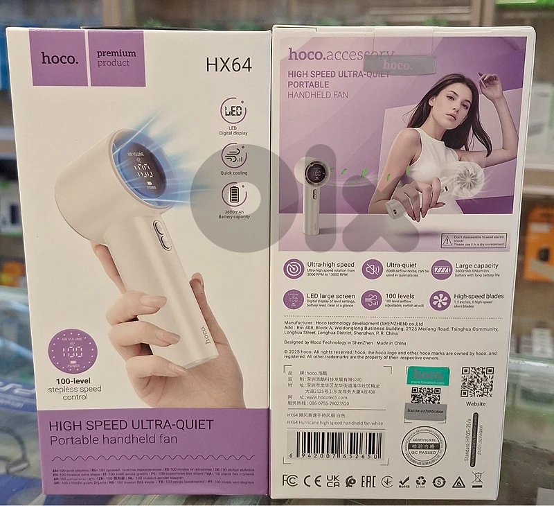 HOCO PORTABLE HANDHELD FAN HX64