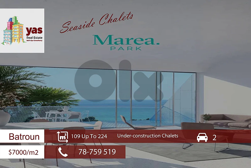 Batroun 109m2 Up To 224m2 | Under-Construction Chalets | Sea View |ABA