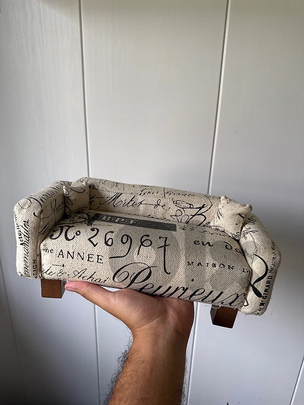 miniature sofa decor piece