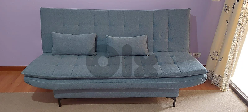 Sofa Bed + Table on wheels