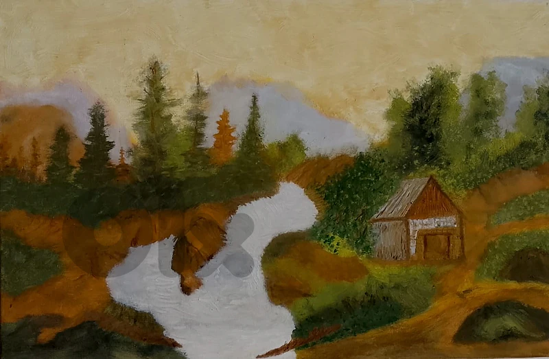 40$/40 bi 60 oil painting