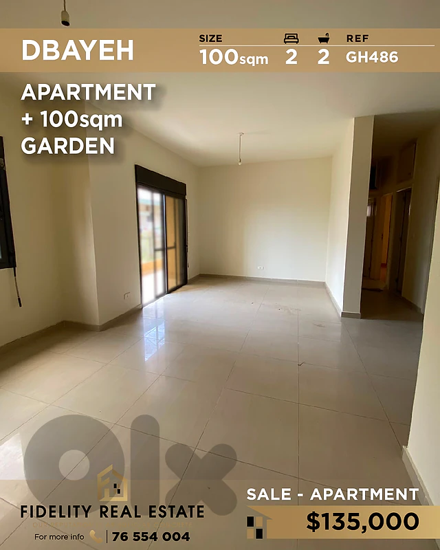 Apartment for sale in Dbayeh GH486 شقة للبيع في ضبية