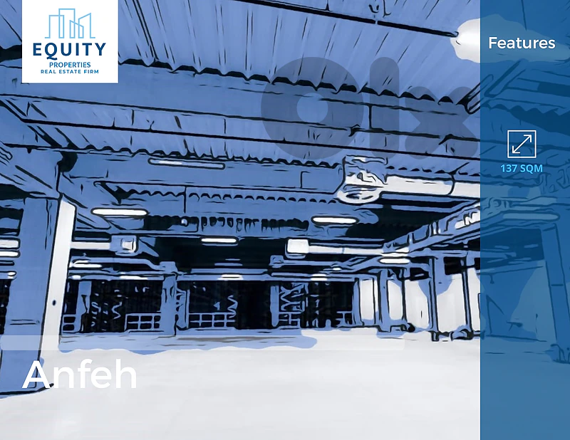 137 SQM Industrial warehouse For Rent In Anfeh Prime Location#CM553131