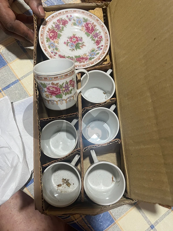 Service à café vintage en porcelaine / Vintage Porcelain Coffee Set