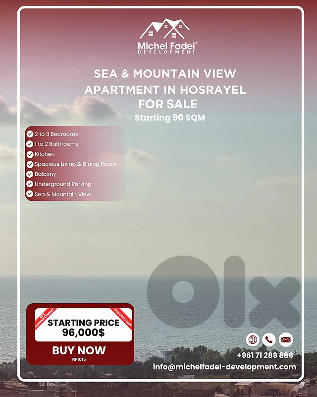 RF1015-Sea & Mountain View Apartments for Sale in Hosrayel