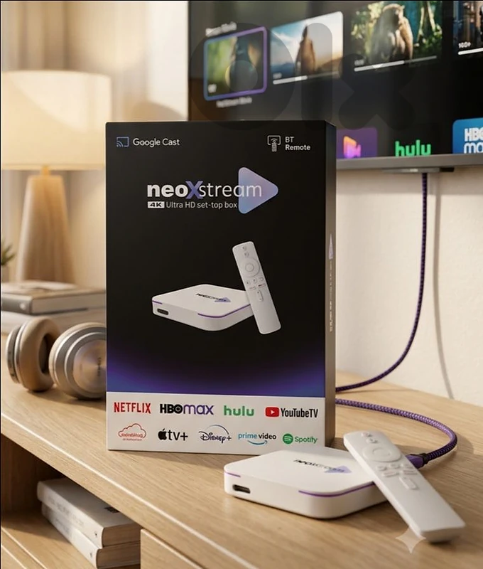 tv box neoxstream GTELred live channels one year free iptv mondial