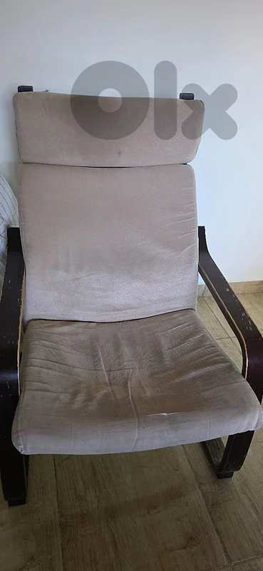 sofa bed and 2 chairs with table