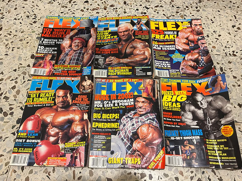6 Flex vintage magazines (Great condition)