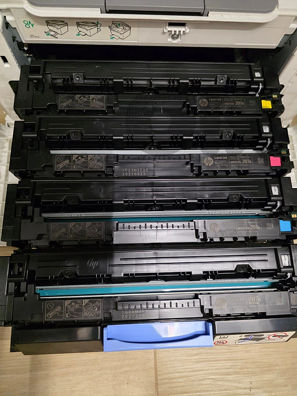 Genuine Empty Cartridges Laserjet 207A 4 colors