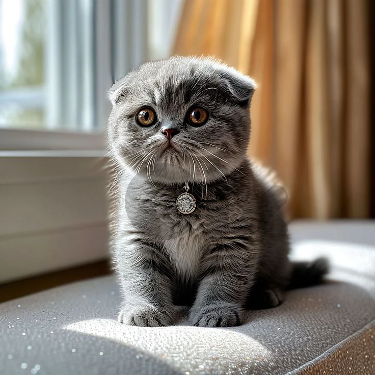 Premium Scottish Fold Kitten Available 💛