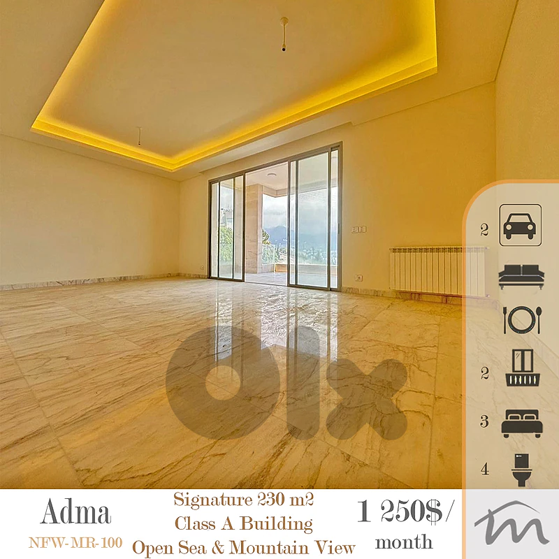 Adma | Signature 230m² Apartment | New Building | Sea & Mountain View