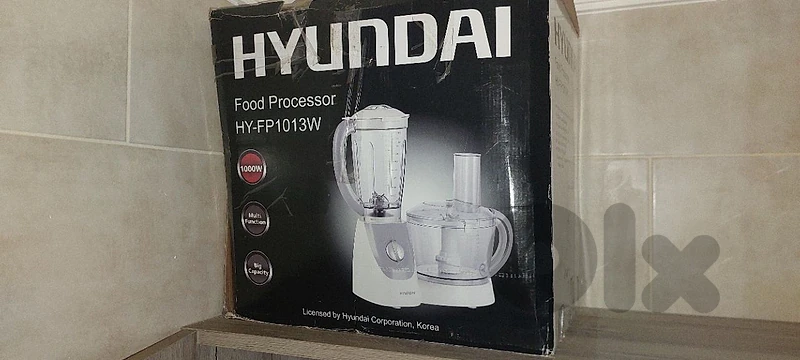 food processor Hyundai used twice + campomatic Grill used once