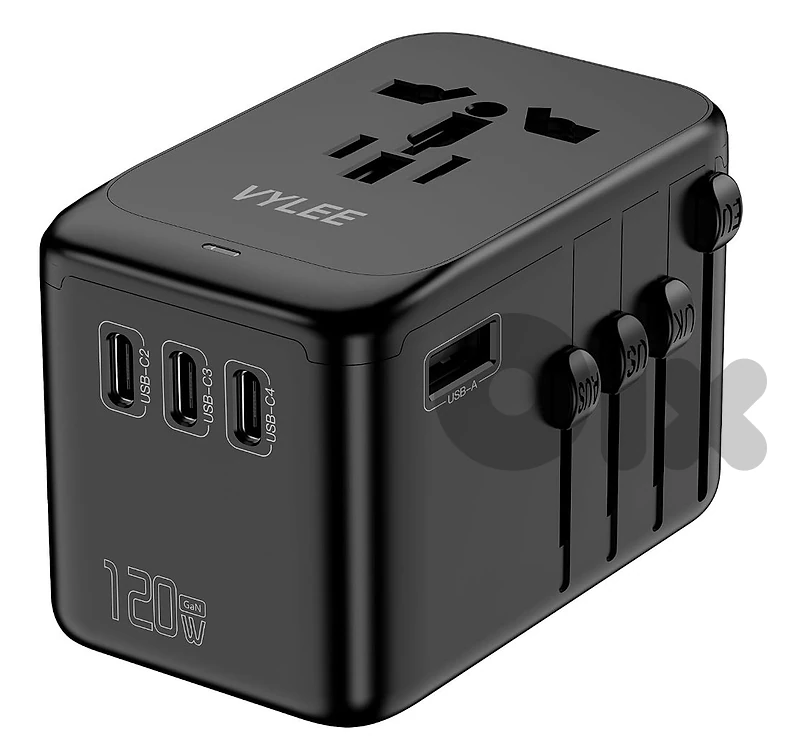120W Universal Travel Adapter/charge Cameras Laptops Tablets