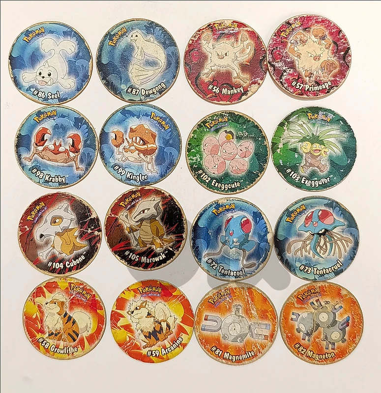 Pokemon Fantasia Pogs