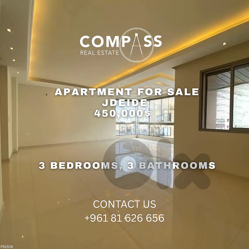A luxury apartment for sale in jdeideh 190sqm