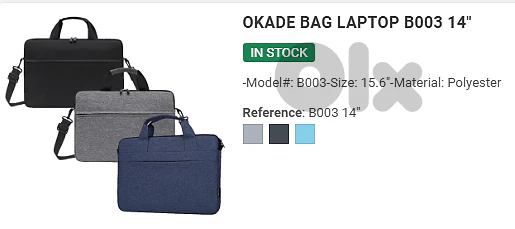 LAPTOP BAGS ALL COLORS 13", 15",17" WATER PROOF HP, LENOVO, ASUS
