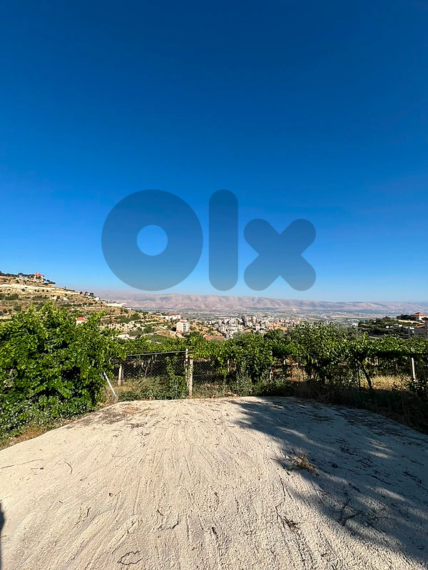aradi zahle land 1000m prestigious neighborhood panoramic view #6950