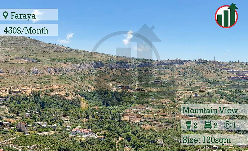 Fully Furnished Chalet for Rent in Faraya with Open Mountain View !!