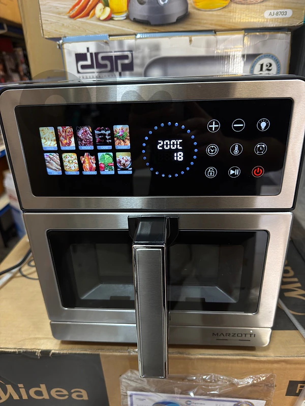 Marzotti 10L digital touch screen airfryer (stainless steel) Marzotti 10L digital touch screen airfryer (stainless steel)