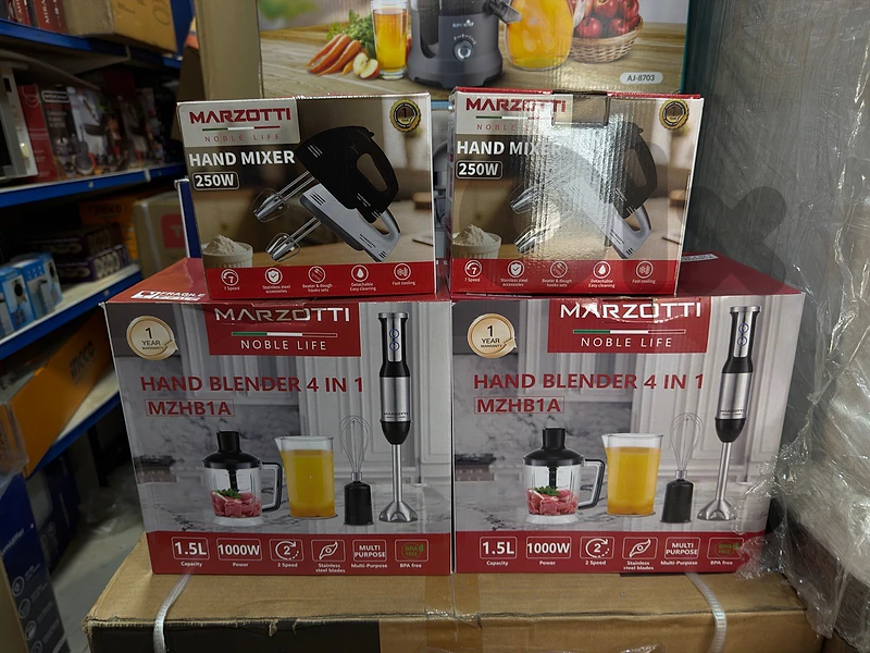 Marzotti 4 in 1 hand blender set + cake mixer bundle