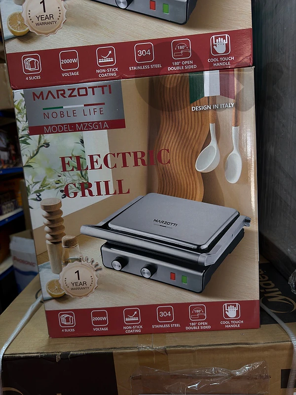 Marzotti 2000w electric grill 180 degrees Marzotti 2000w electric grill 180 degrees