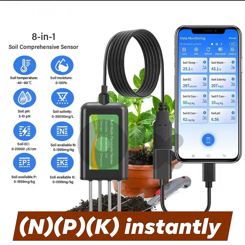 Soil NPK tester 8 in 1