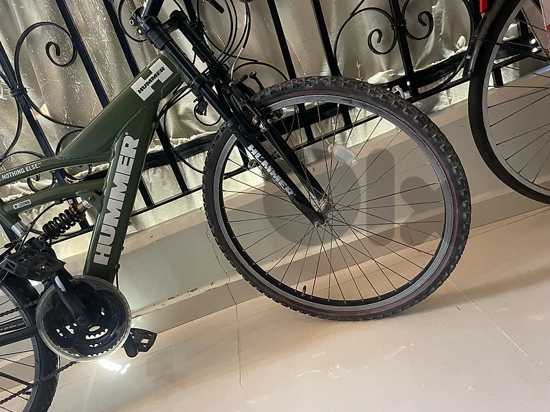 Hummer bicycle.