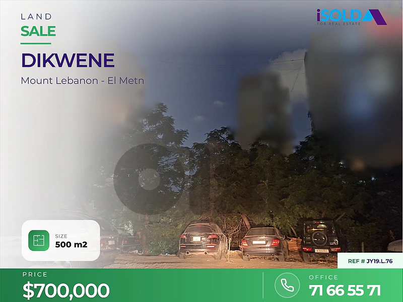 A 500 m2 land for sale in Dikwene