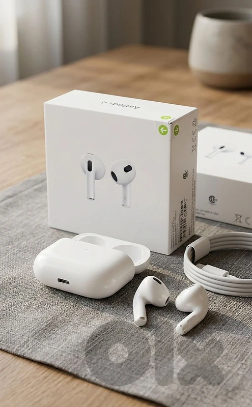سماعات أبل إيربودز 4 (Apple AirPods 4) أصلية - جديدة ومختومة