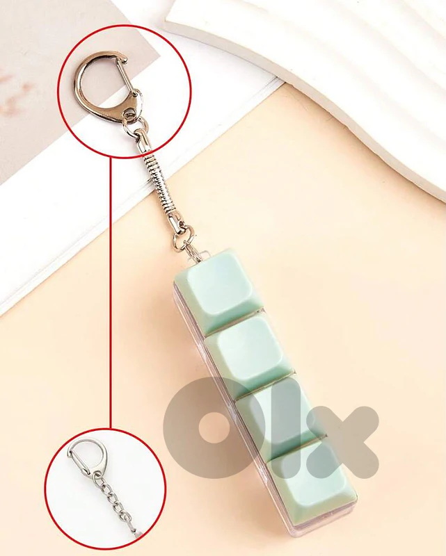 Clicker Keyboard Keychain (3 Colors)