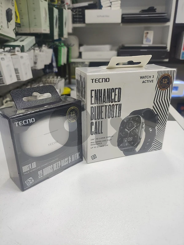 tecno watch active+ tecno buds air
