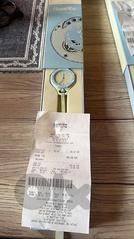 ap x swatch royal pop original from swiss museum