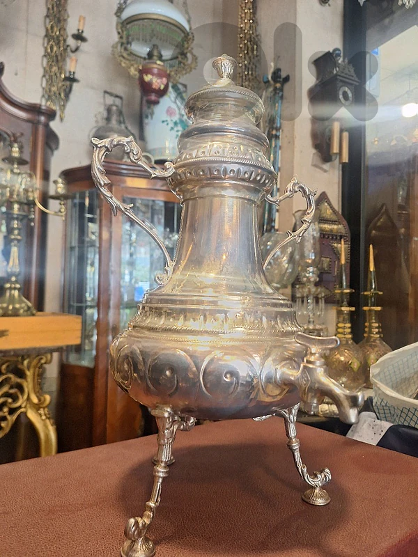 ساموفار مفضض انتيك انجليزي رائع جدا سعر لقطة
