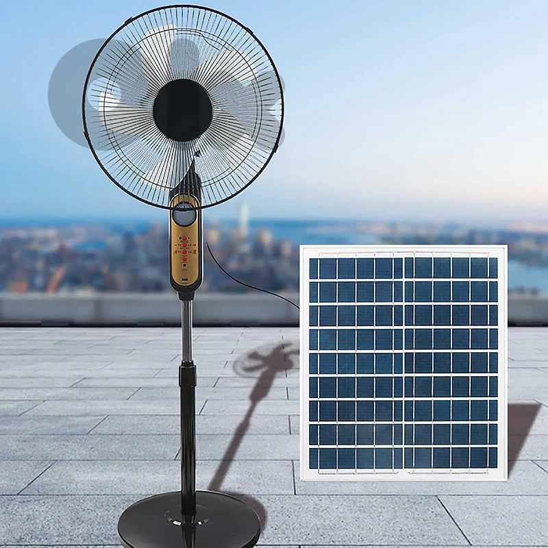 مروحة مع لوح شمس solar fan