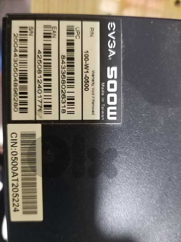 power supply 500watts barely used