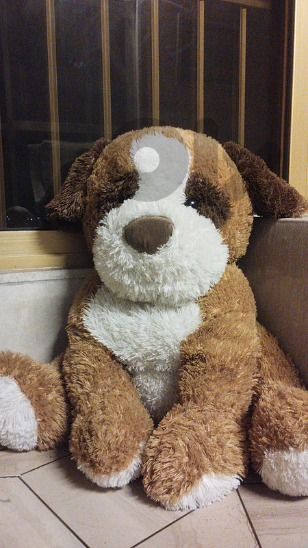 giant dog plushie