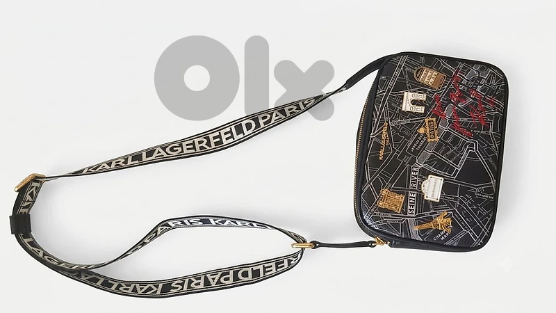 Original Karl Lagerfeld Paris Maybelle Camera Crossbody Bag