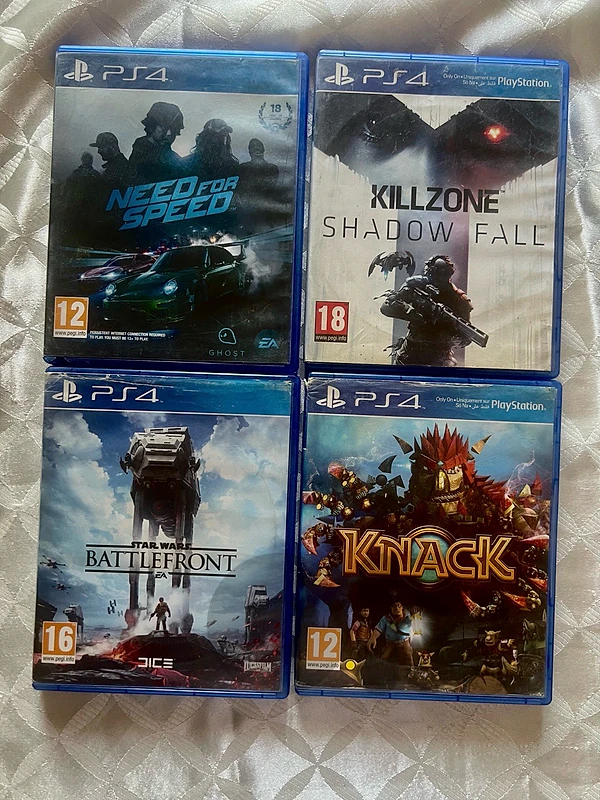 ps4 games for sale in very good condition