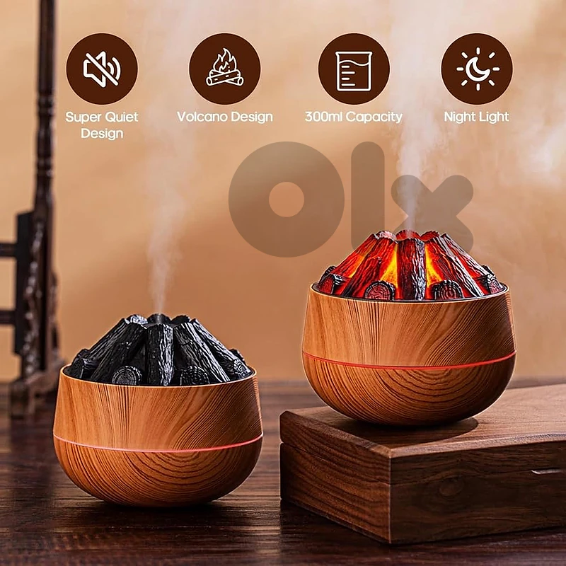 Volcano humidifier 15$