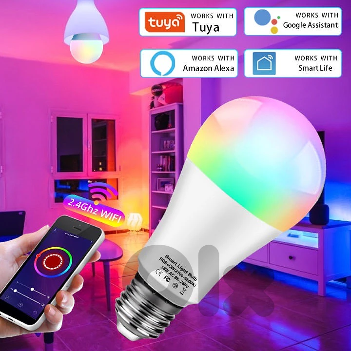 smart rgb bulb 7$
