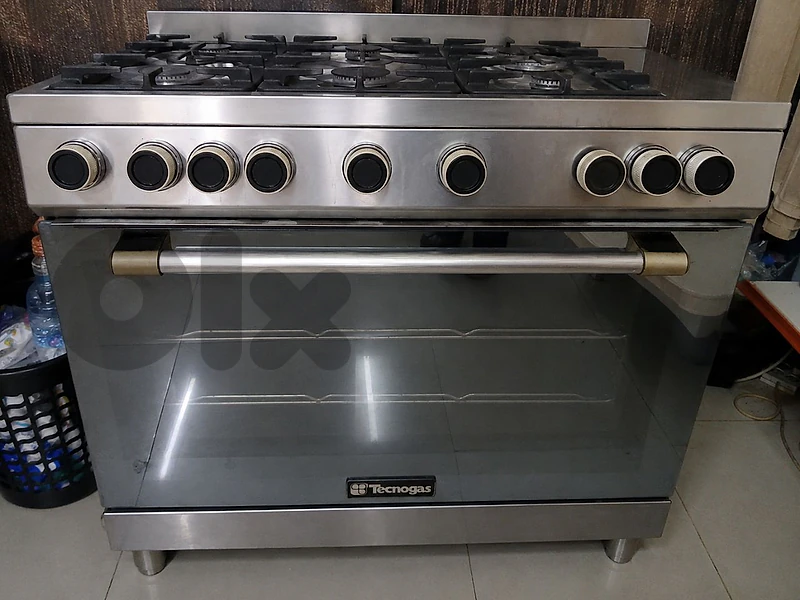technogas Italian stainless steel غاز فرن إيطالي
