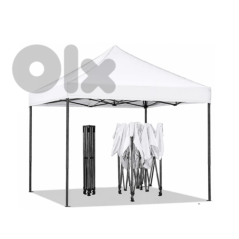 Premium Heavy-Duty Folding Gazebo 300 x 300 CM -خيمة جازيبو قابلة للطي
