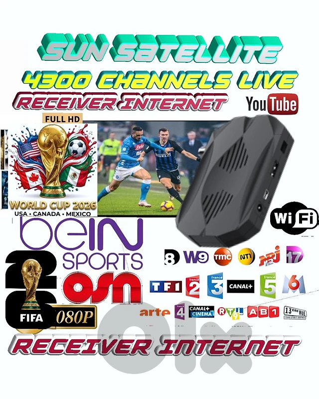 RECEIVER - UM-99F INTERNET رسفير يعمل على إنترنت بدون صحن ساتلايت