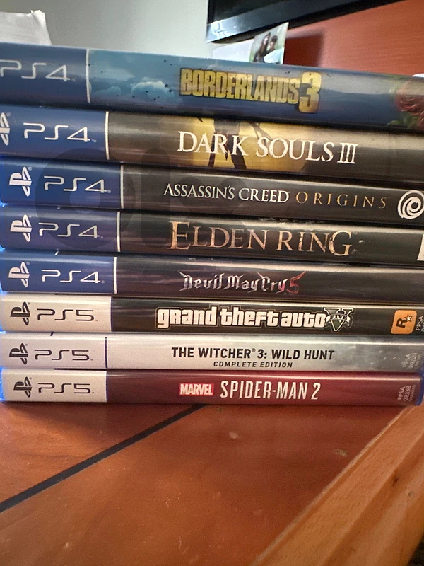 ps5 games-condition like new
