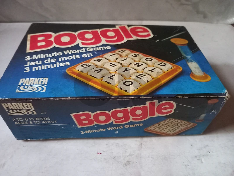 Vintage Boggle 3 Minute Word Game by Parker Brothers
