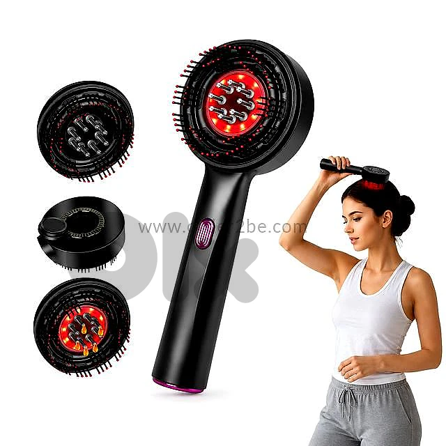 Red Light Therapy Scalp Massager & Oil Applicator
