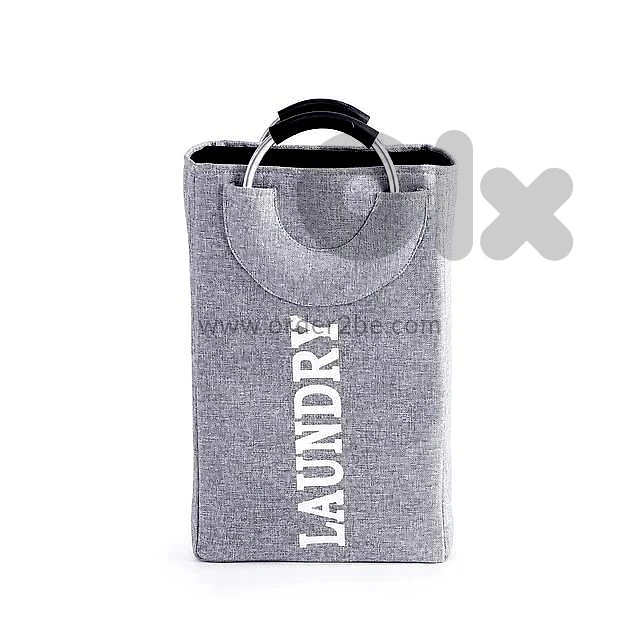 Freestanding Laundry Bag with Padded Aluminum Handles