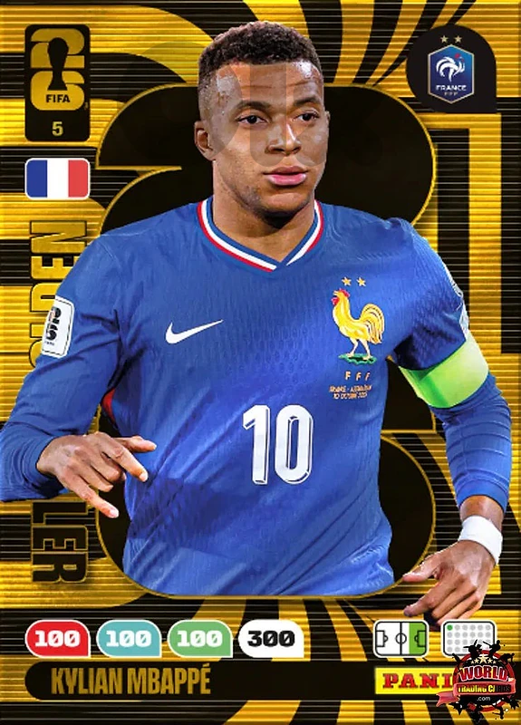 Kylian Mbappé Golden Baller 2026 FIFA World Cup Panini Adrenalyn XL